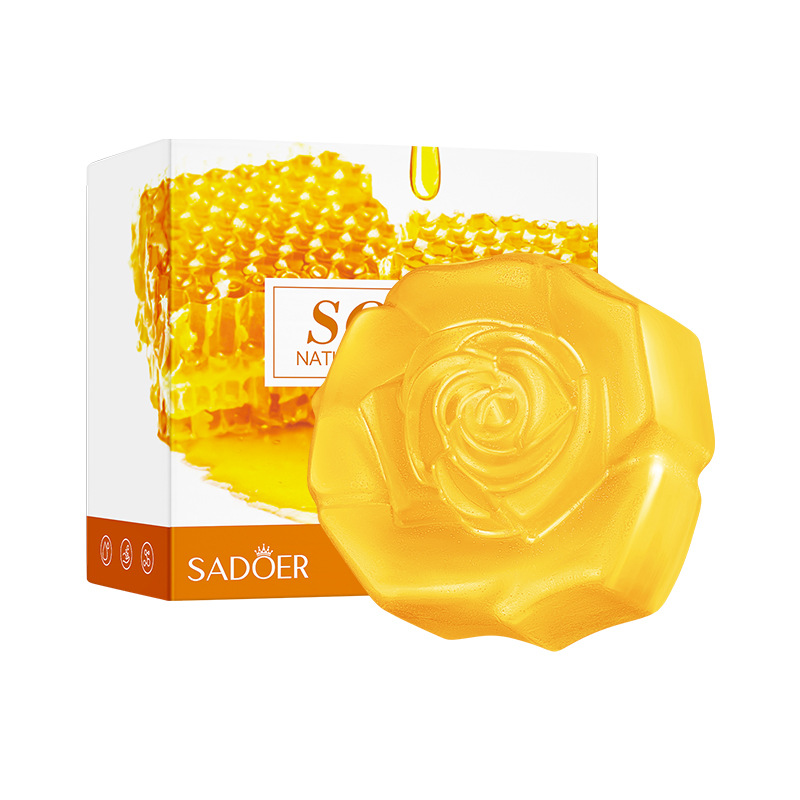 Castor Oil Soap - 1Pcs Honey Handmade Soap Cleansing The