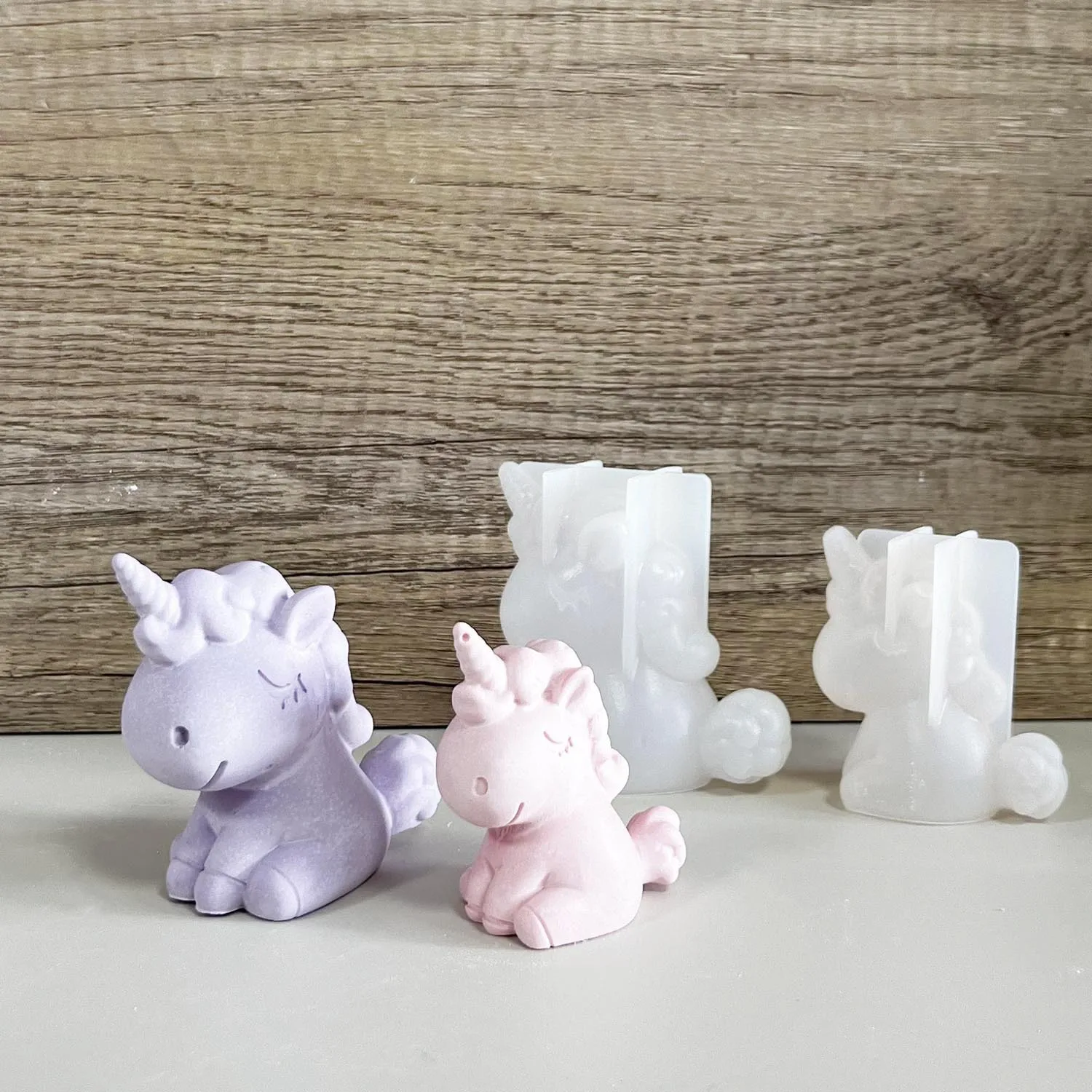 Soap Making Tools - 3D Geometric Silicone Unicorn Cat Deer