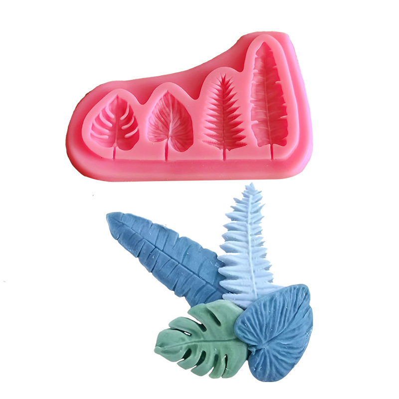 Soap Making Handmade - Palm Leaves And Turtle Leaf Silicone