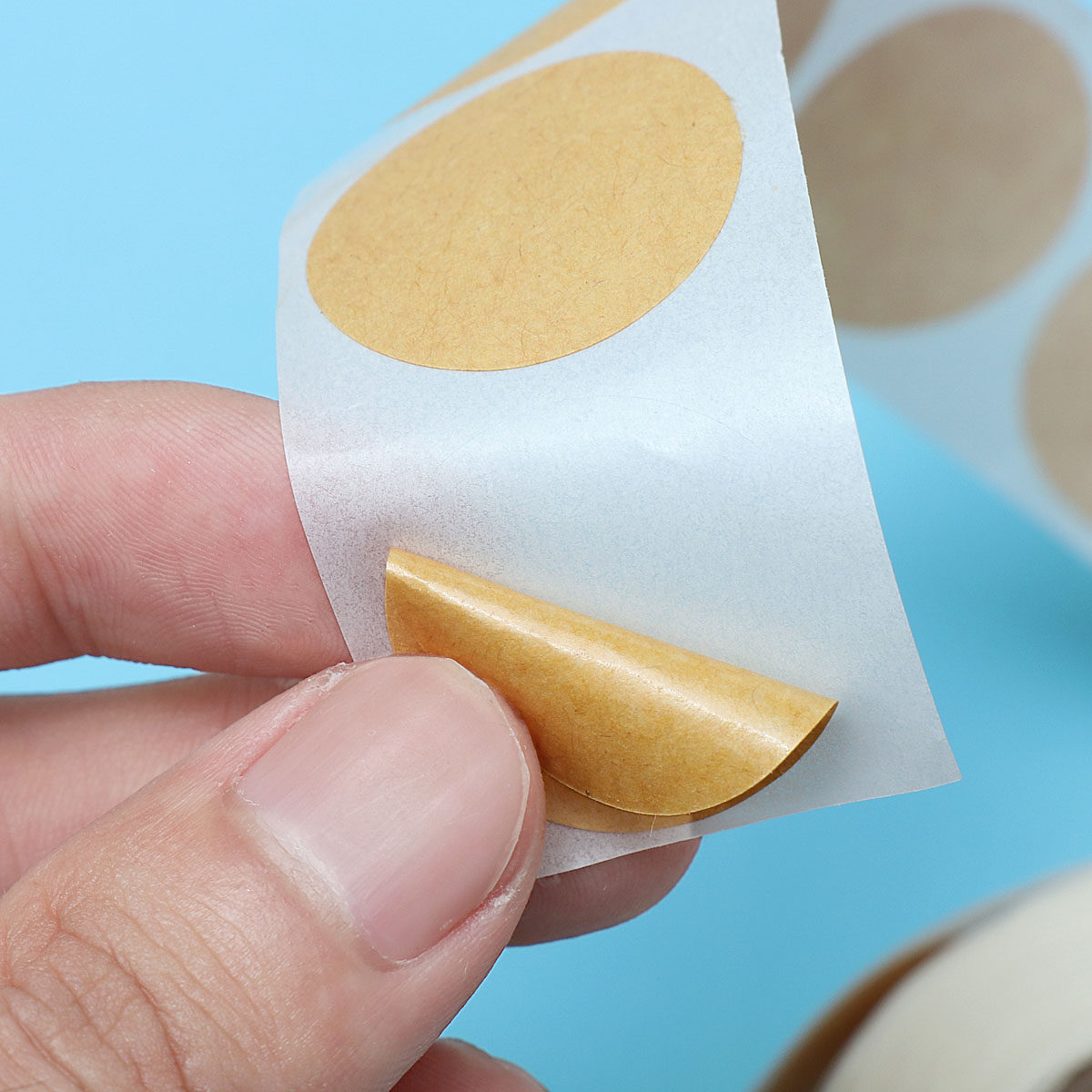 Kraft Soap Label - 500Pcs Kraft Paper Round Sealing Stickers