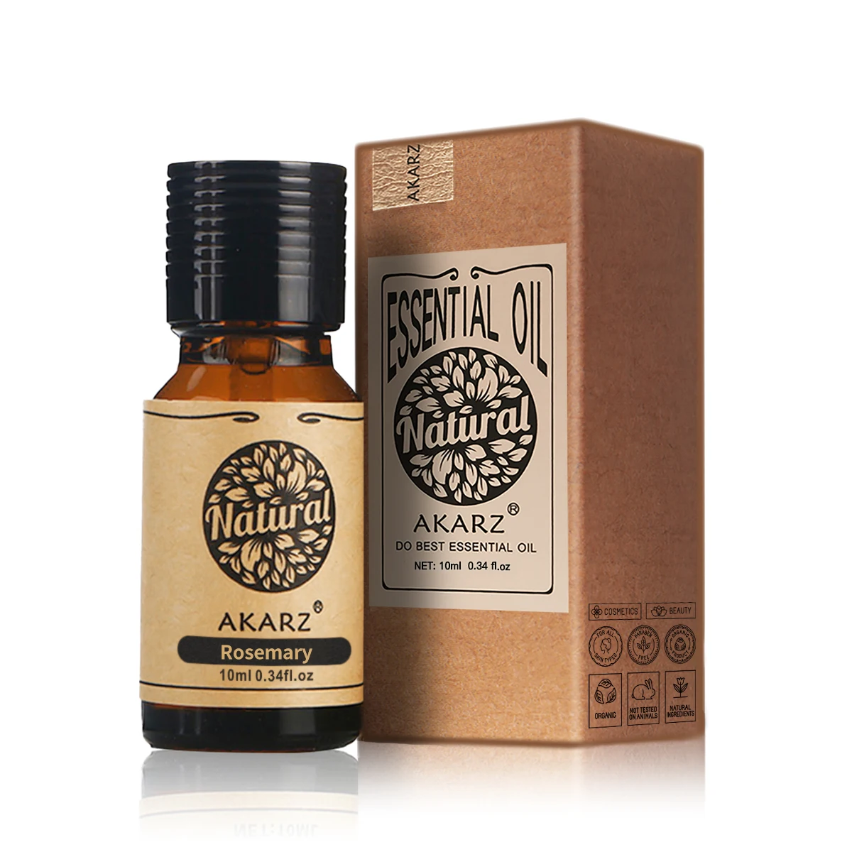 Castor Oil Soap - AKARZ Rosemary Essential Oil Natural for
