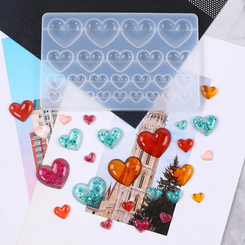 Soap Making Handmade - Multisize Love Heart Silicone Mold 3