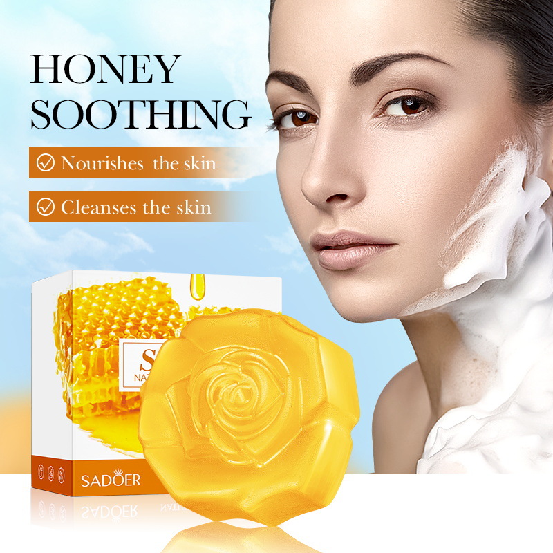 1Pcs Honey Handmade Soap Clean - Castor Oil Soap 评论和价格