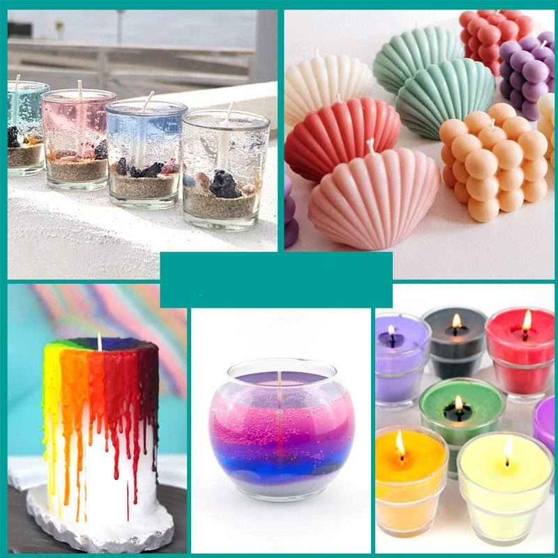 10ml/Bottle Candle Wax Pigment - Soap Making Liquid 评论和价格