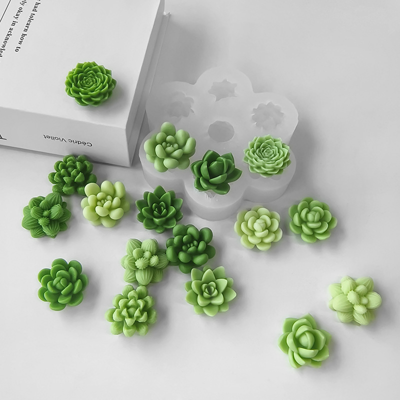 7 In1 Succulent Cactus Silicon - Soap Making At Home 评论和价格