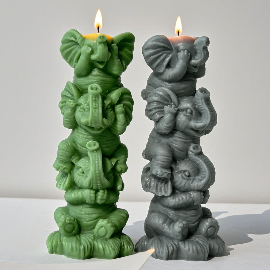 DIY Stacking Elephants Silicon - Soap Making At Home 评论和价格