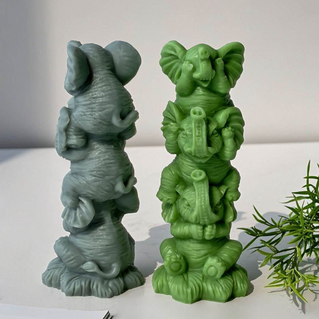 DIY Stacking Elephants Silicon - Soap Making At Home 评论和价格