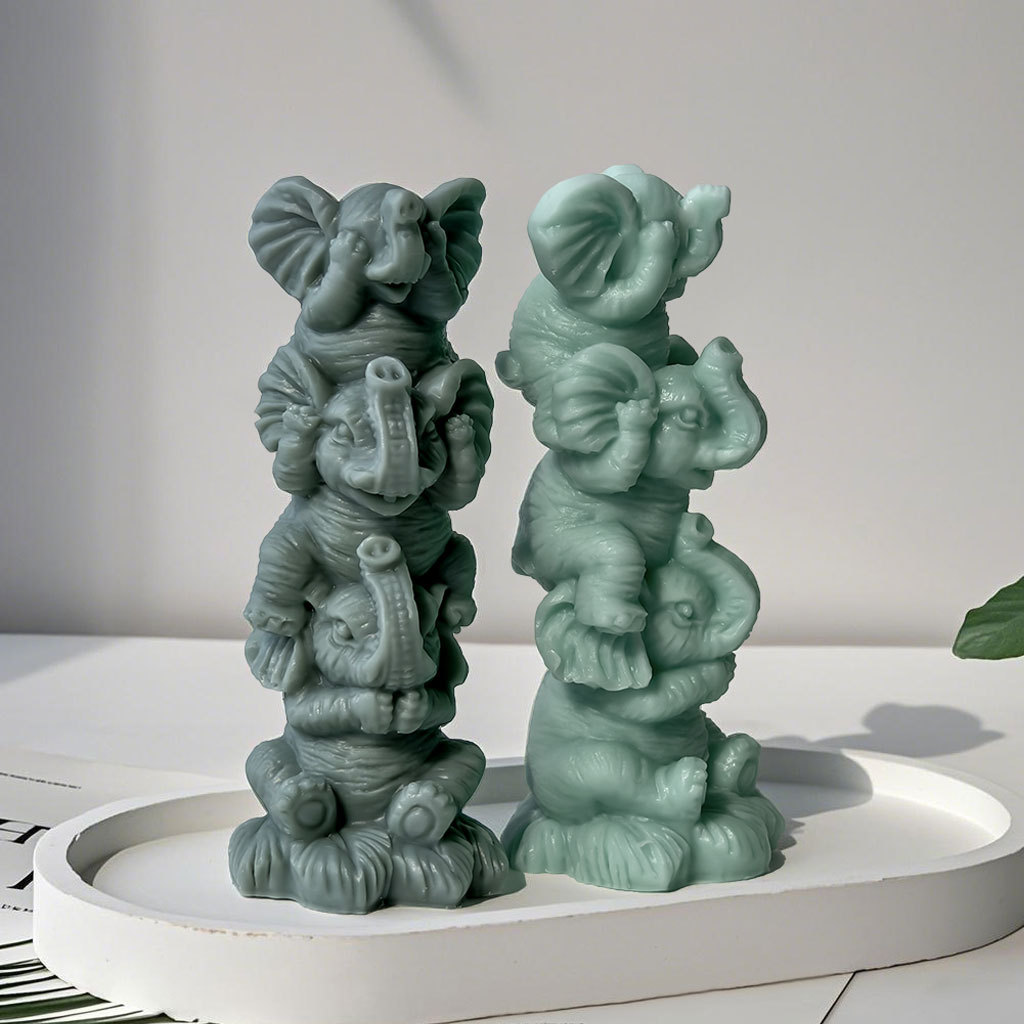DIY Stacking Elephants Silicon - Soap Making At Home 评论和价格