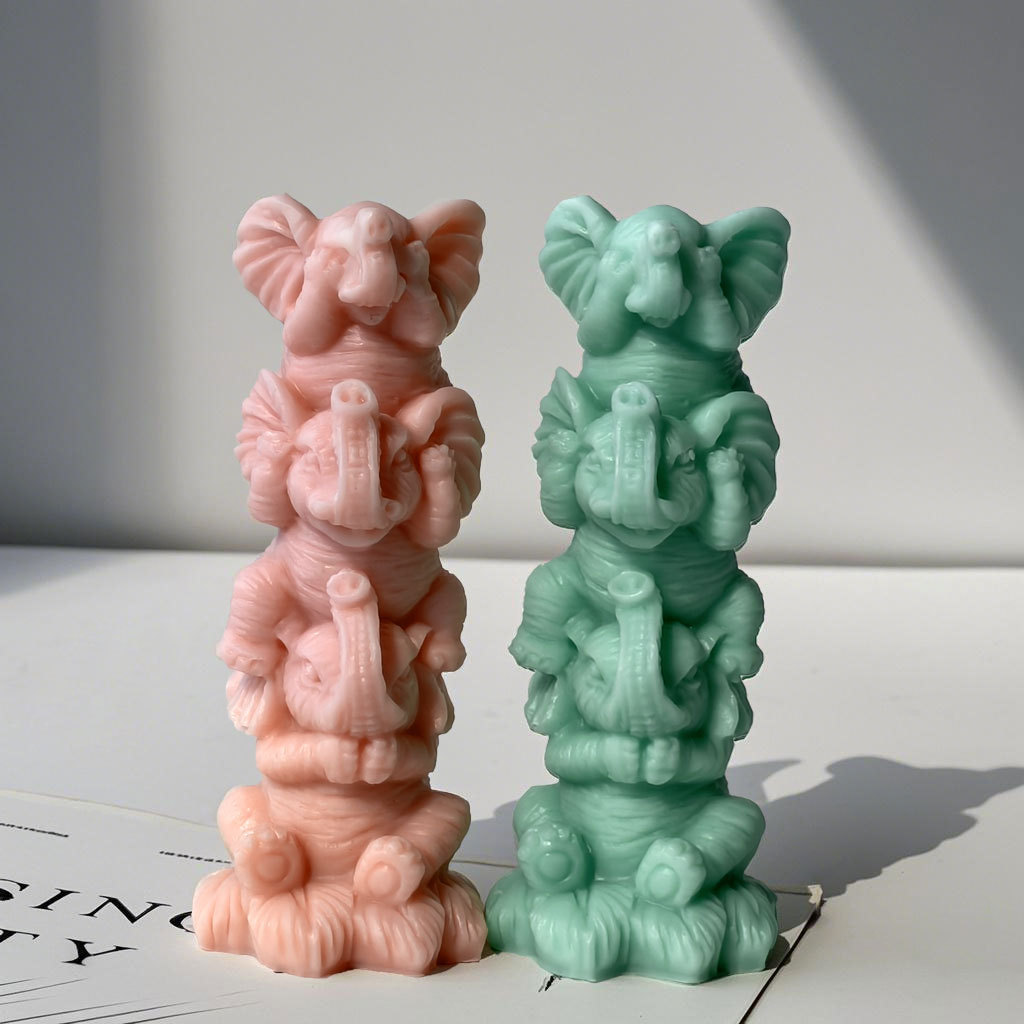 DIY Stacking Elephants Silicon - Soap Making At Home 评论和价格