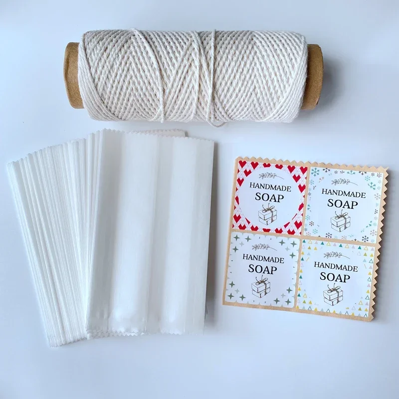 Handmade Soap Packaging Bag Wi - Kraft Soap Label 评论和价格