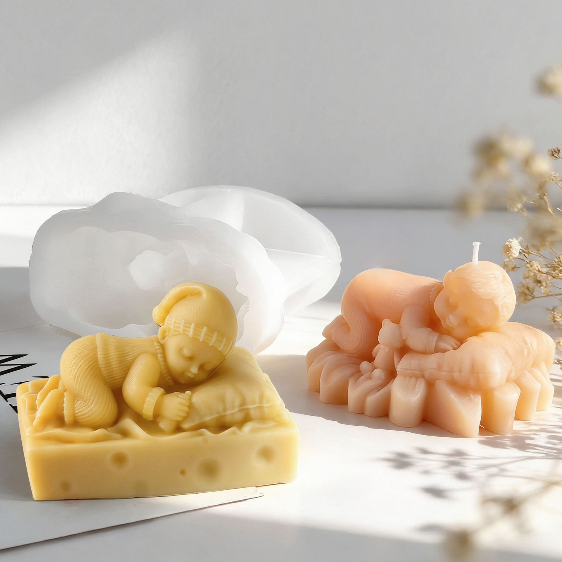 DIY Sleeping Baby Silicone Can - Soap Making At Home 评论和价格