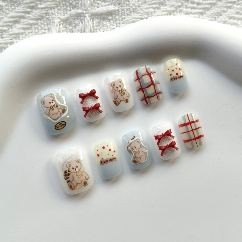 10Pcs Korean Style Cute Bear a - Soap Making Handmade 评论和价格