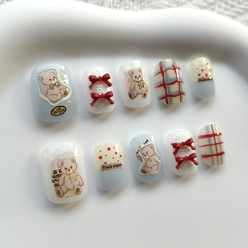 10Pcs Korean Style Cute Bear a - Soap Making Handmade 评论和价格