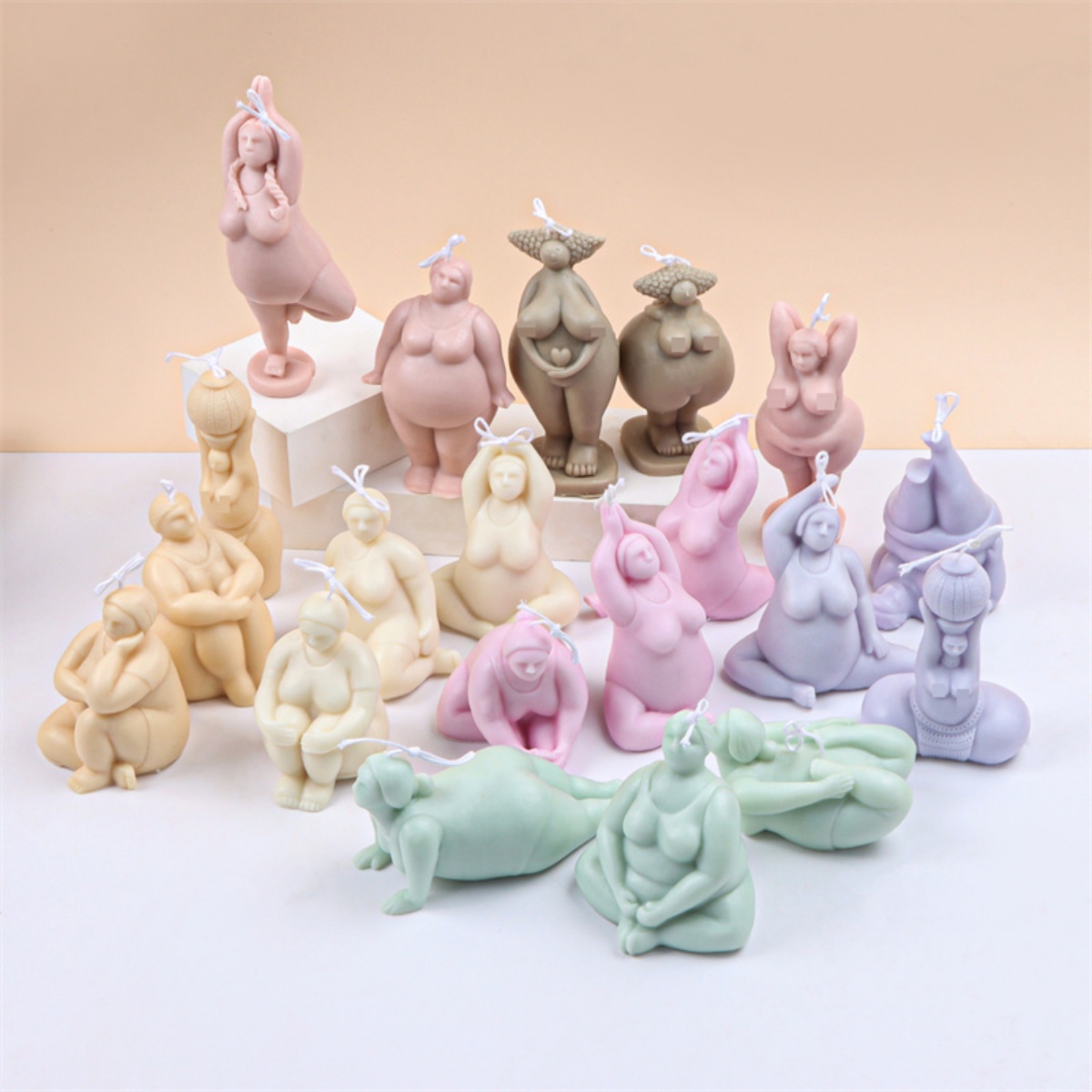 3D Lady Body Candle Mold Yoga  - Soap Making At Home 评论和价格