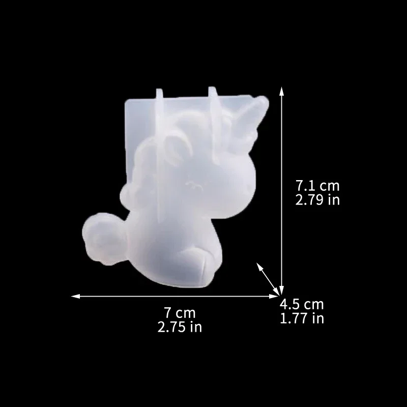 3D Geometric Silicone Unicorn  - Soap Making Tools 评论和价格