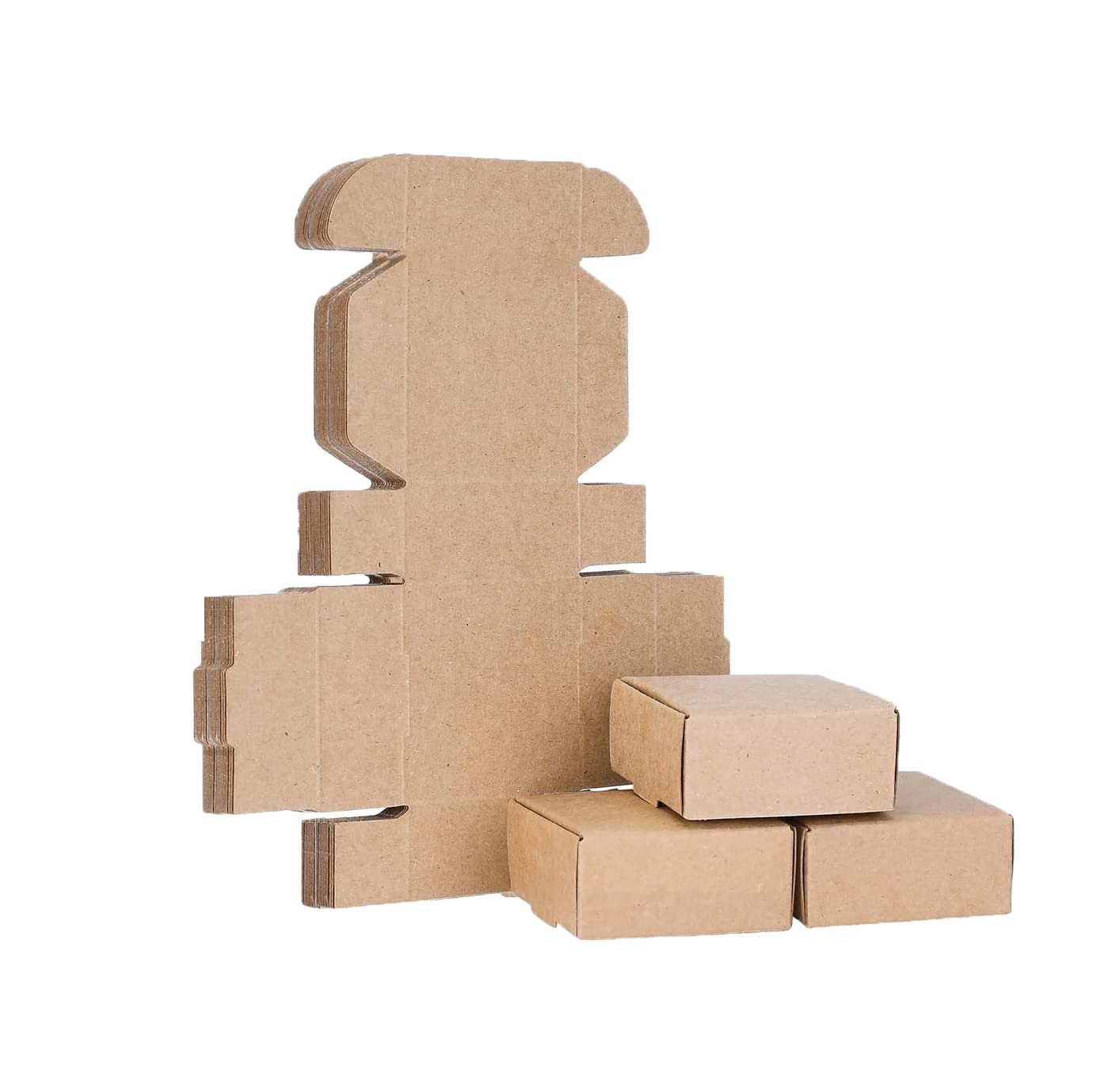 50PCS Kraft Paper Gift Boxes M - Kraft Soap Label 评论和价格