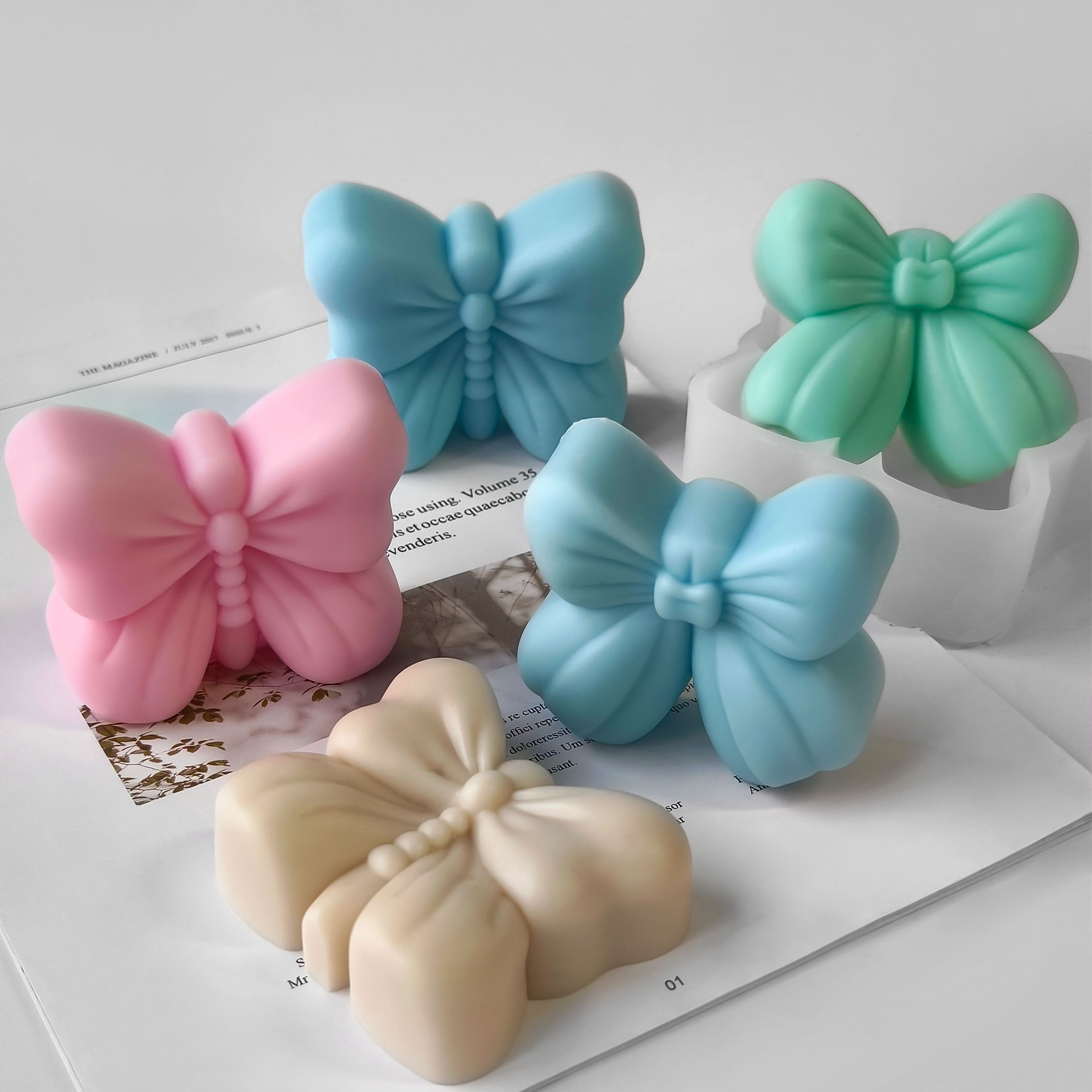 Butterfly Aroma Candle Plaster - Soap Making At Home 评论和价格