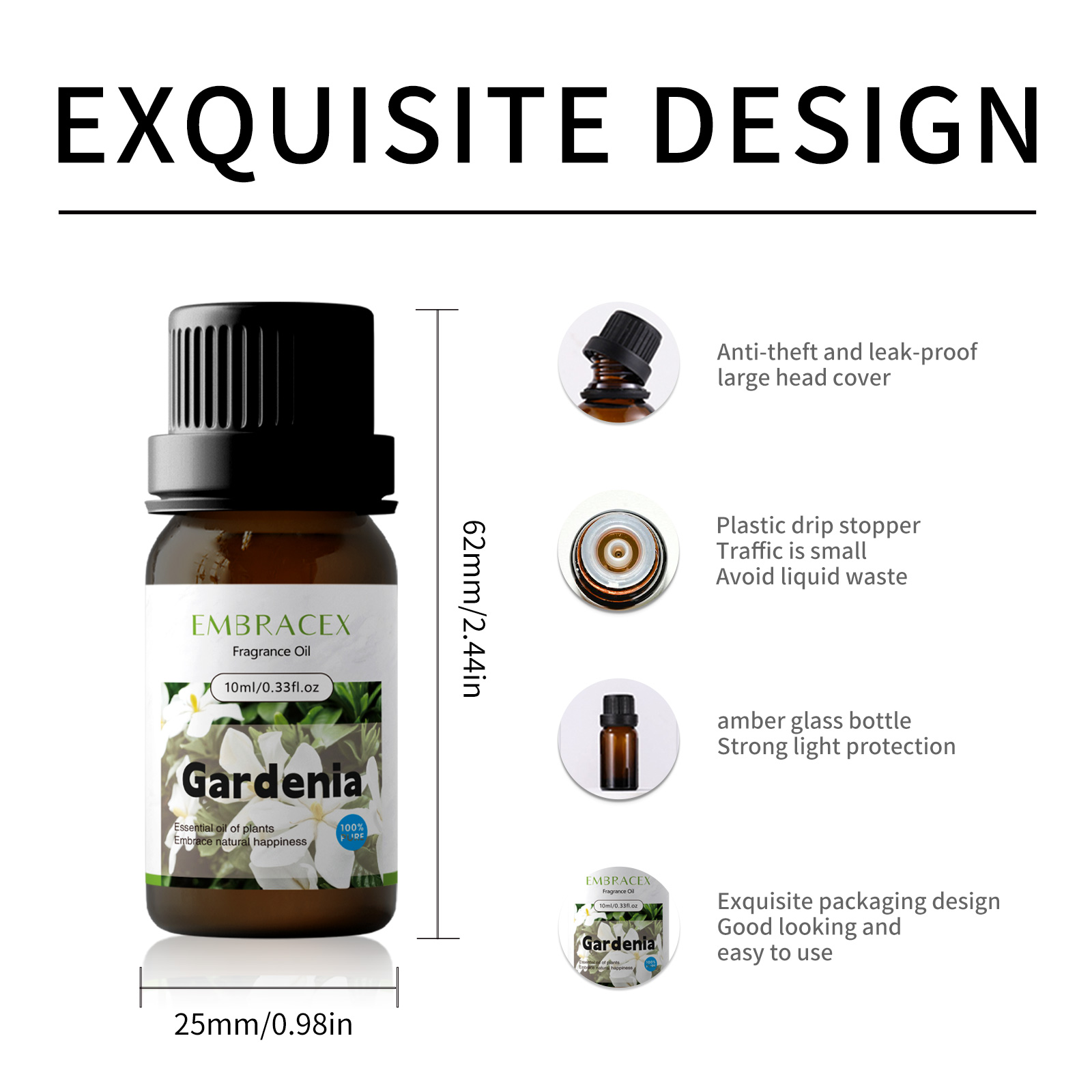 10ml Gardenia Essential Oil Ma - Castor Oil Soap 评论和价格