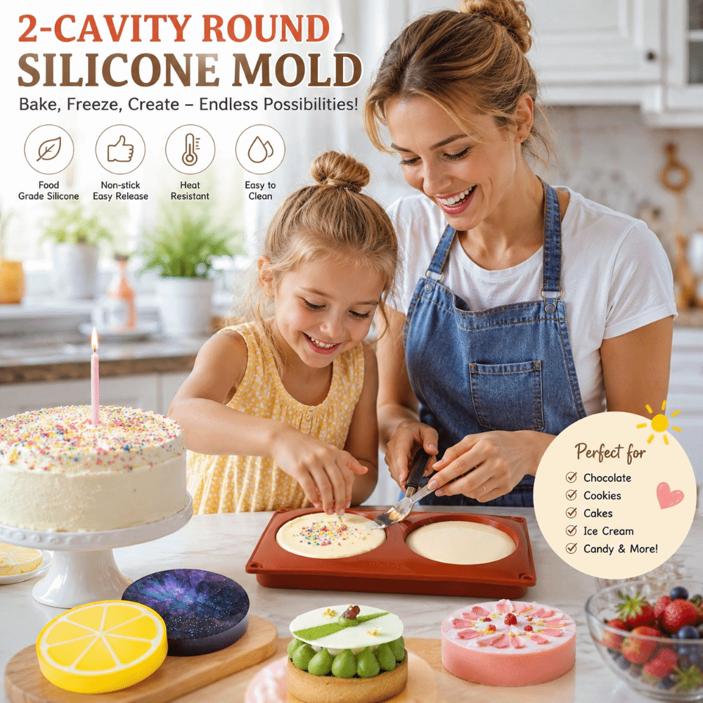 Cylinder Shaped Silicone Bakin - Soap Making Tools 评论和价格