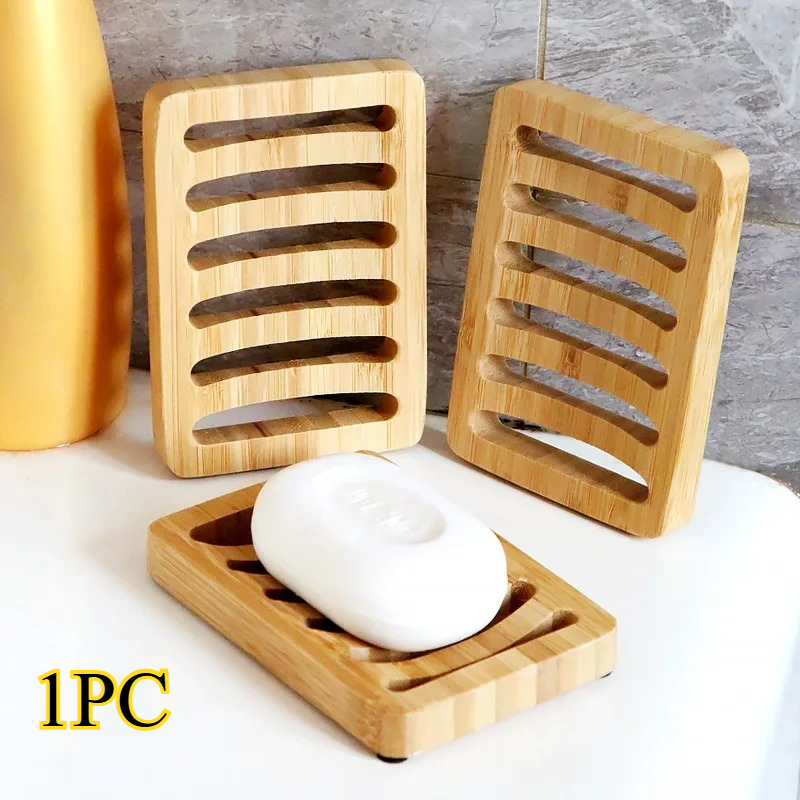 Bamboo Case Tray Wooden Preven - Soap Making Tools 评论和价格