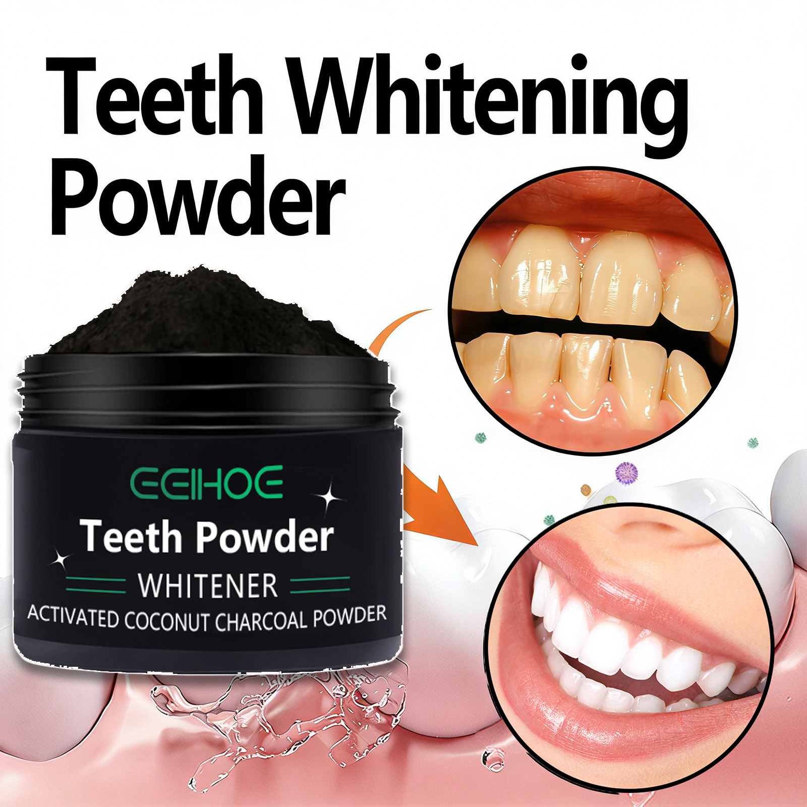 Natural Teeth Whitening Powder - Activated Charcoal Powder 评论和价格