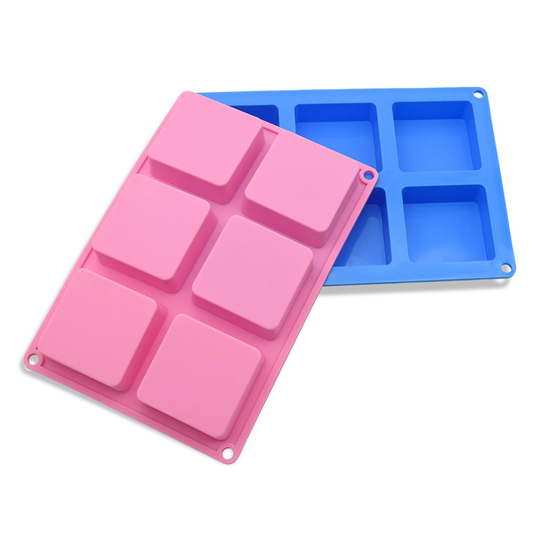 Square Soap Molds 6-Cavity Non - Soap Making Kit 评论和价格