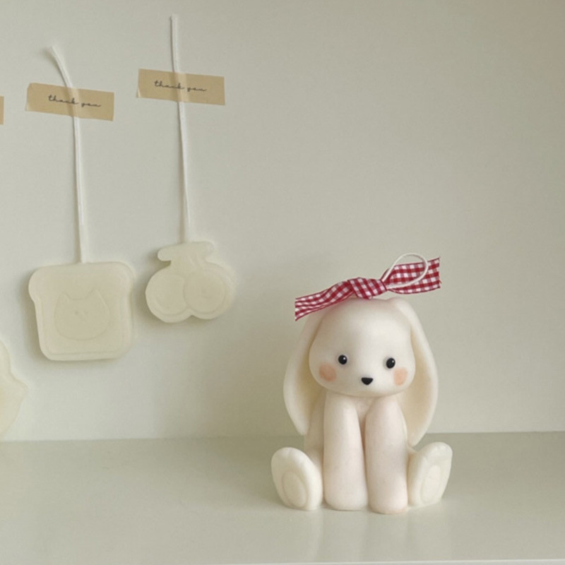 Sitting Rabbit Silicone Candle - Soap Making At Home 评论和价格