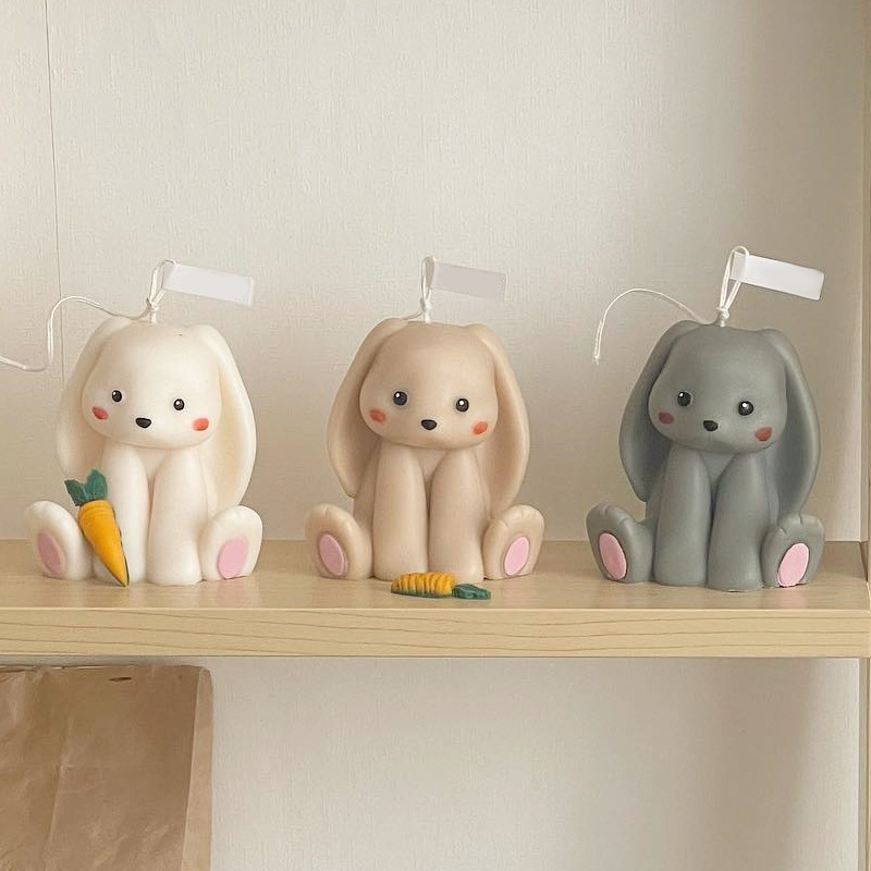 Sitting Rabbit Silicone Candle - Soap Making At Home 评论和价格