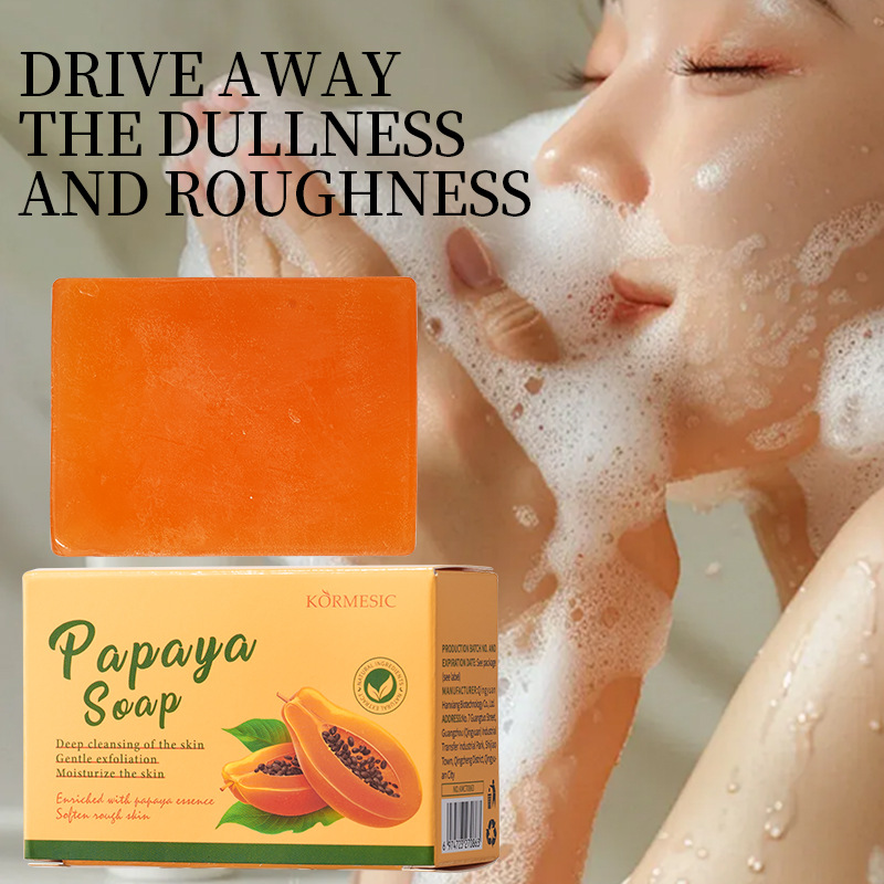100g KORMESIC Hand Made Papaya - Castor Oil Soap 评论和价格