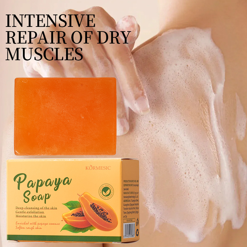 100g KORMESIC Hand Made Papaya - Castor Oil Soap 评论和价格