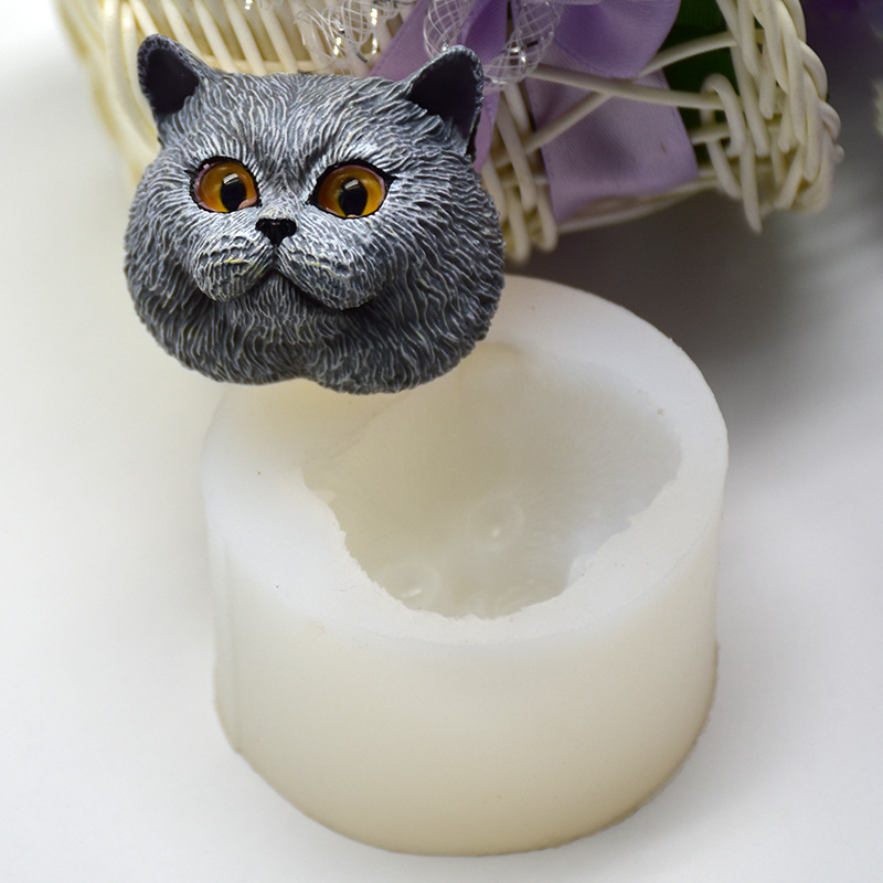 Silicone Mold Short-haired Cat - Soap Making Handmade 评论和价格