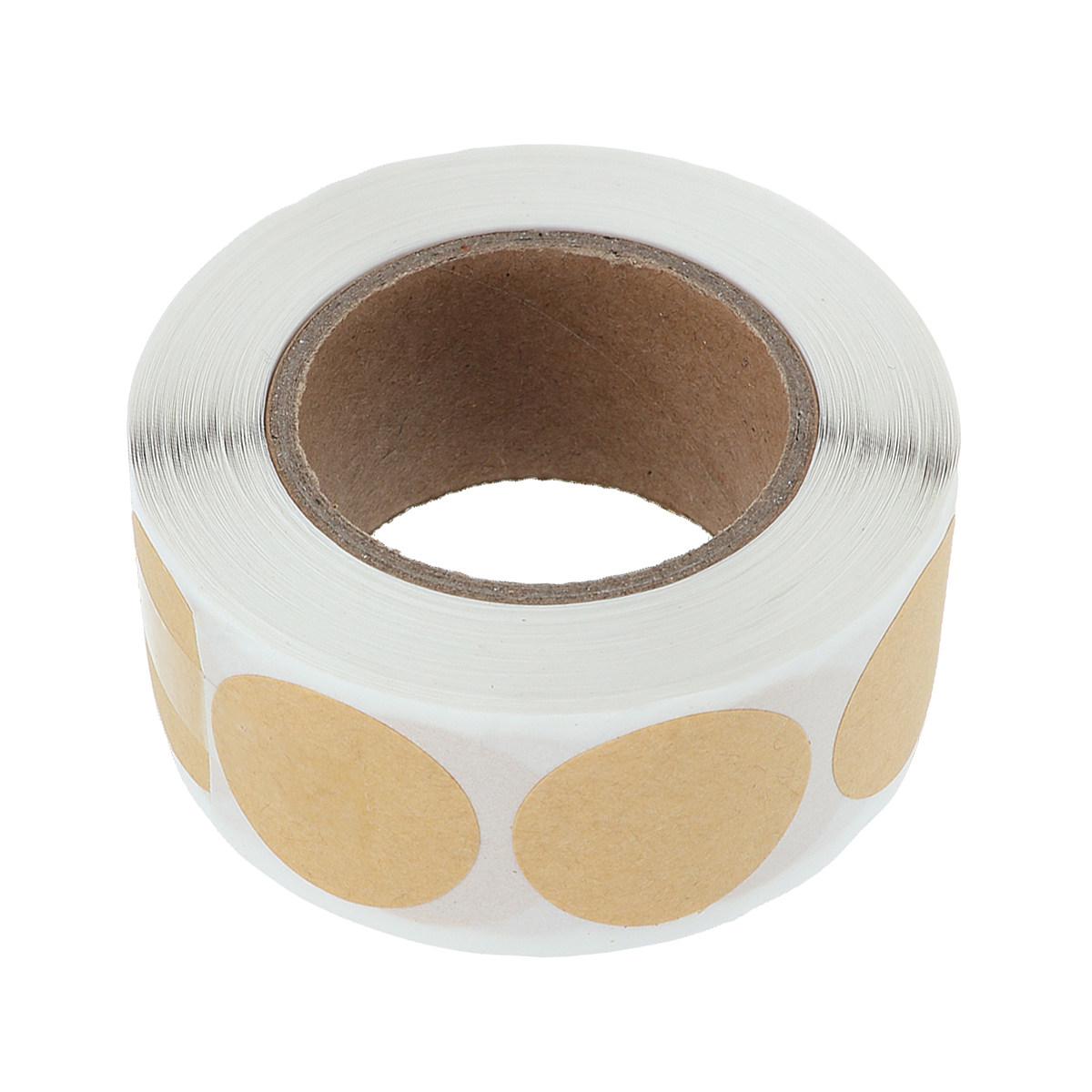 500Pcs Kraft Paper Round Seali - Kraft Soap Label 评论和价格