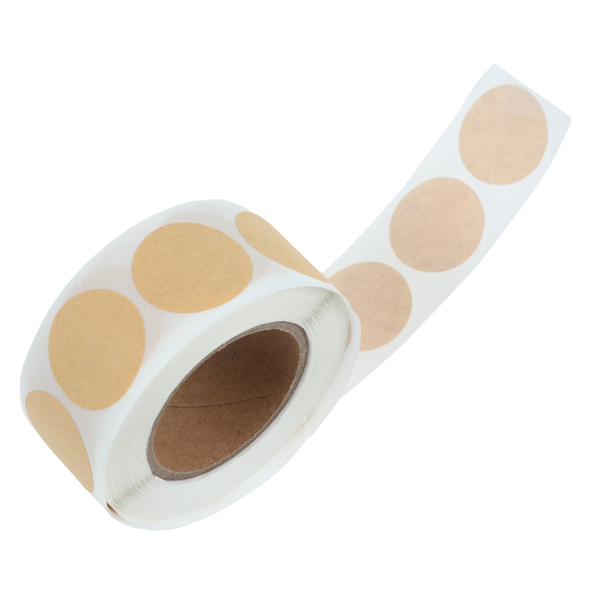 500Pcs Kraft Paper Round Seali - Kraft Soap Label 评论和价格