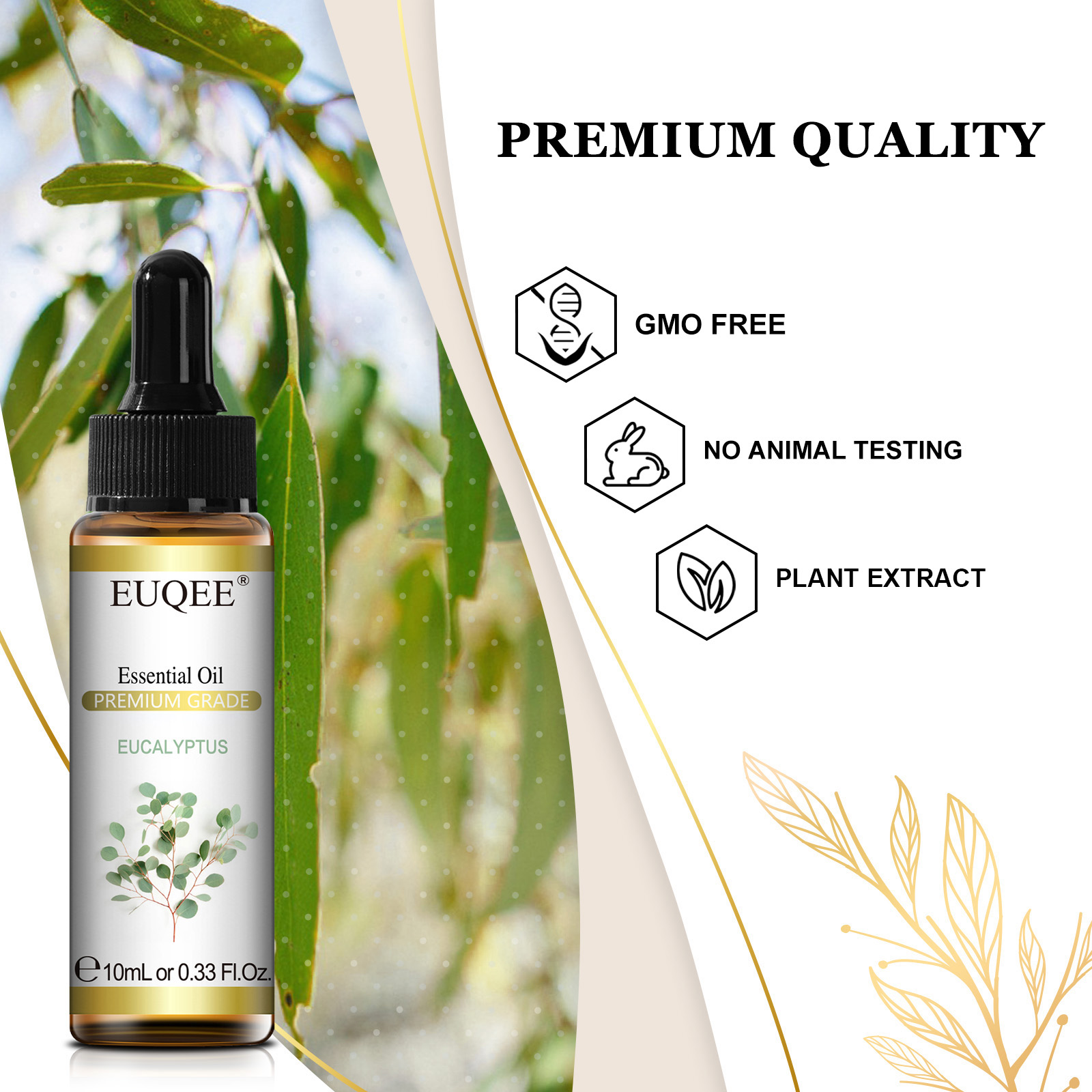 EUQEE 10ML Natural Essential O - Castor Oil Soap 评论和价格