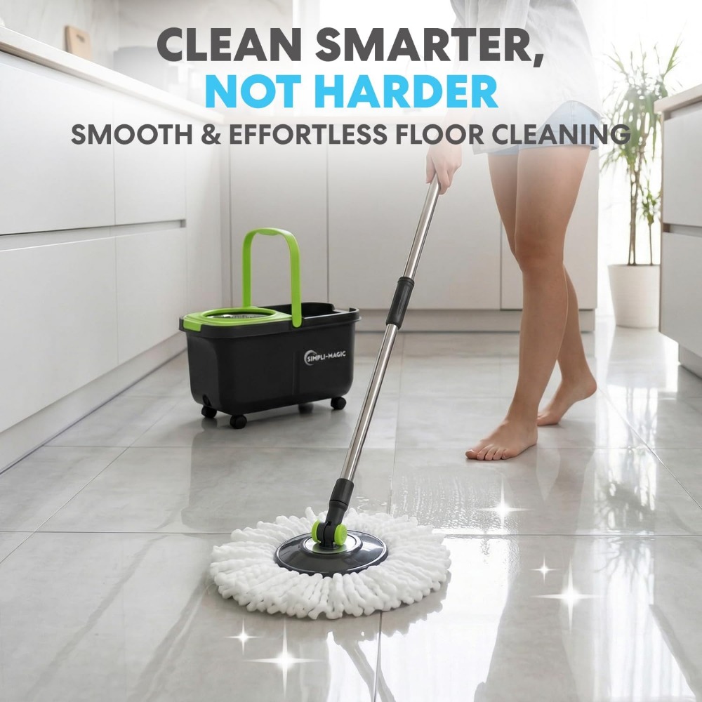 360° Spin Mop and Bucket with  - Kraft Soap Label 评论和价格