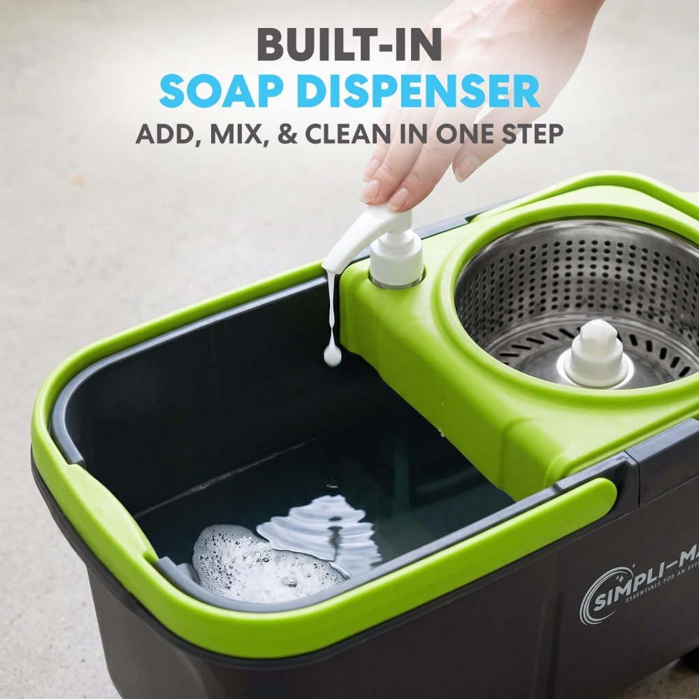 360° Spin Mop and Bucket with  - Kraft Soap Label 评论和价格