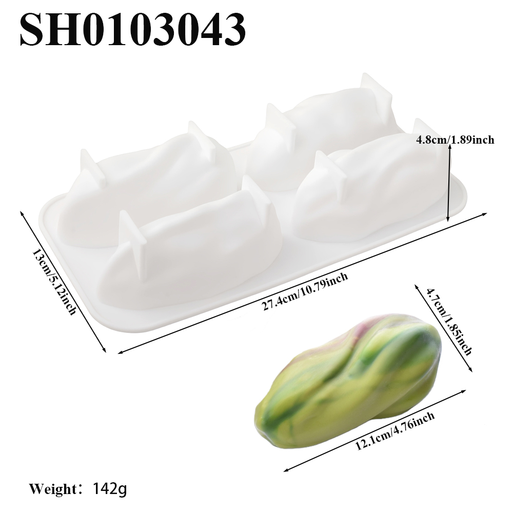 4 or 9-Cell Pistachio Design S - Soap Making Kit 评论和价格