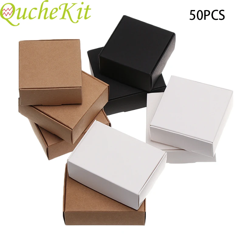 50pcs/lot Square White Handmad - Kraft Soap Label 评论和价格
