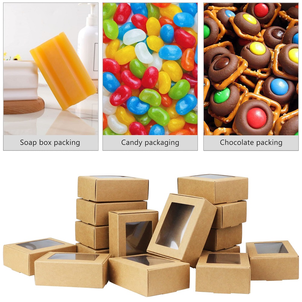 50Pcs Mini Kraft Paper Box wit - Kraft Soap Label 评论和价格