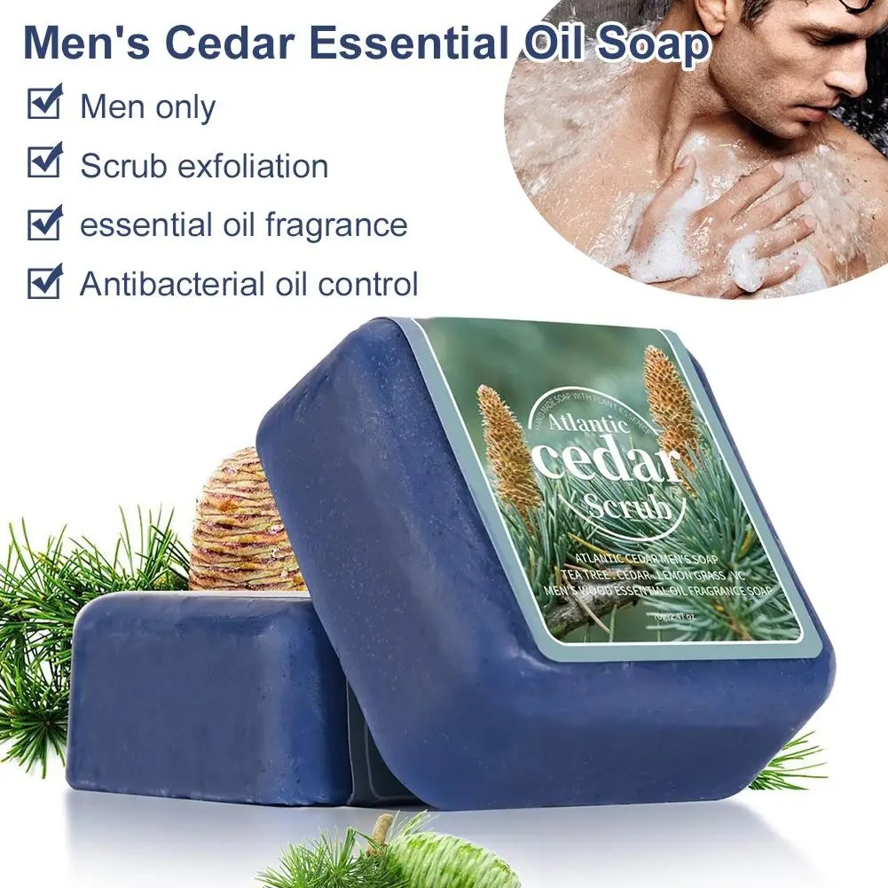 Men's Cedar Essential Oil Soap - Castor Oil Soap 评论和价格