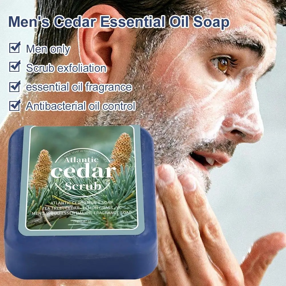 Men's Cedar Essential Oil Soap - Castor Oil Soap 评论和价格