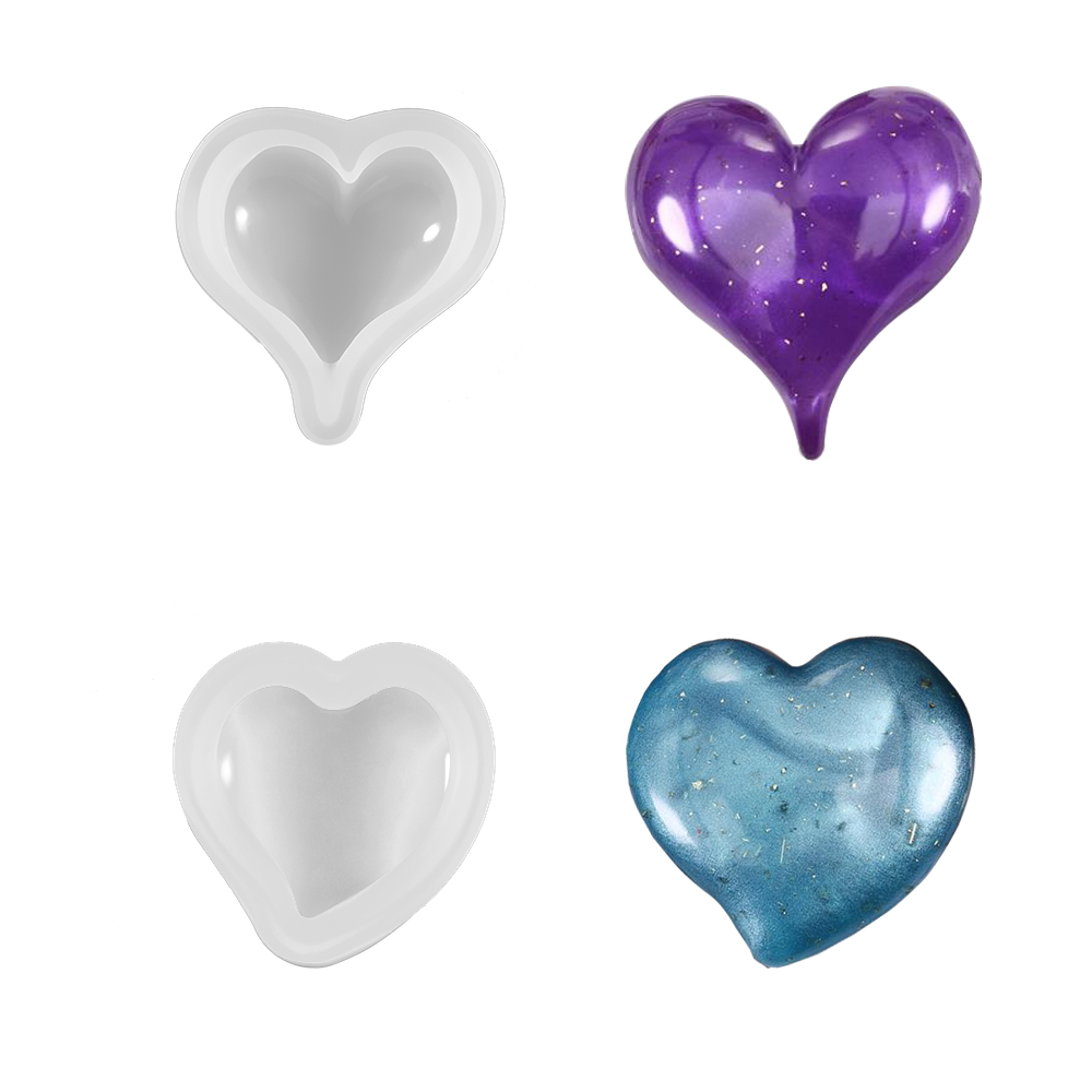 1PCS 3D Heart Shape Silicone M - Soap Making At Home 评论和价格